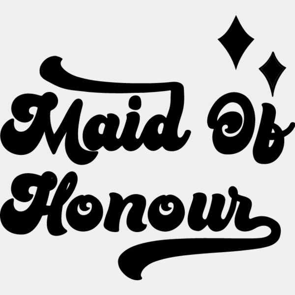 Retro style Maid of Honour Thumbnail