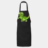 Long Cotton Blend Butcher Apron - No pockets Thumbnail
