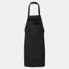 Long Cotton Blend Butcher Apron - No pockets Thumbnail