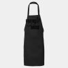 Long Cotton Blend Butcher Apron - No pockets Thumbnail