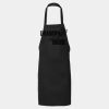 Long Cotton Blend Butcher Apron - No pockets Thumbnail