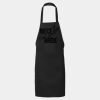 Long Cotton Blend Butcher Apron - No pockets Thumbnail