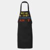 Long Cotton Blend Butcher Apron - No pockets Thumbnail