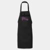 Long Cotton Blend Butcher Apron - No pockets Thumbnail